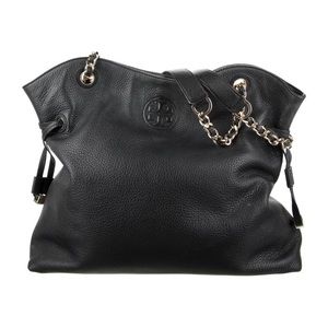 Tory Burch Marion Slouchy Tote in black